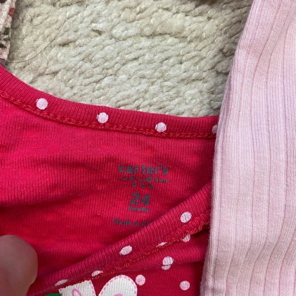 Baby Girl‎ Clothing Lot 24M Spring Summer Floral Rompers Bodysuits 7 pieces
